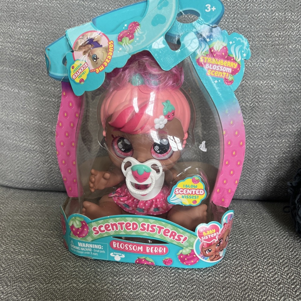 Kindi Kids Scented Sisters 6.5" Doll Blossom Berri - New